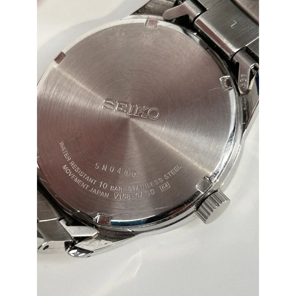 Seiko Solar Blue Men's Watch SNE361 Solar Powered